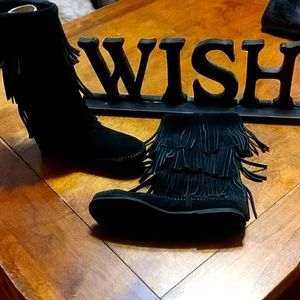 Minnetonka Suede Boots